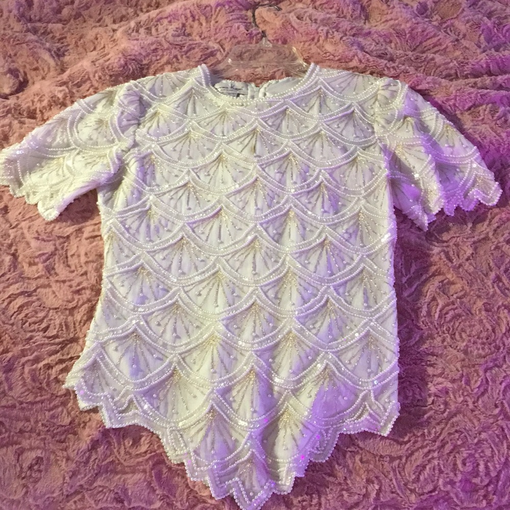 Beaded Holiday top